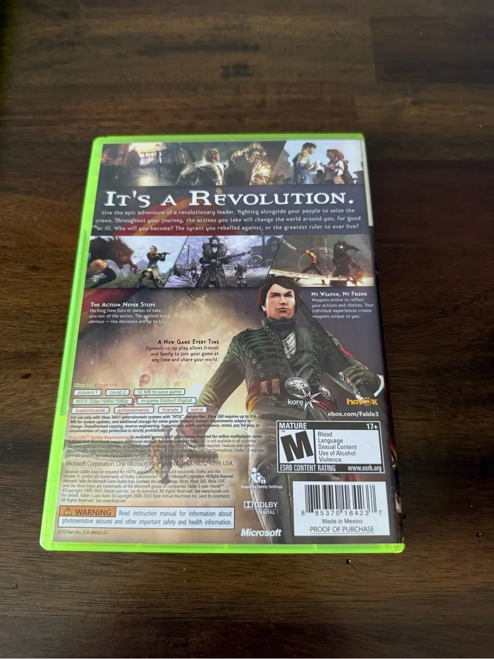 Fable III Fable 3 (Xbox 360, 2010) Complete w/ Manual - Tested Working Microsoft